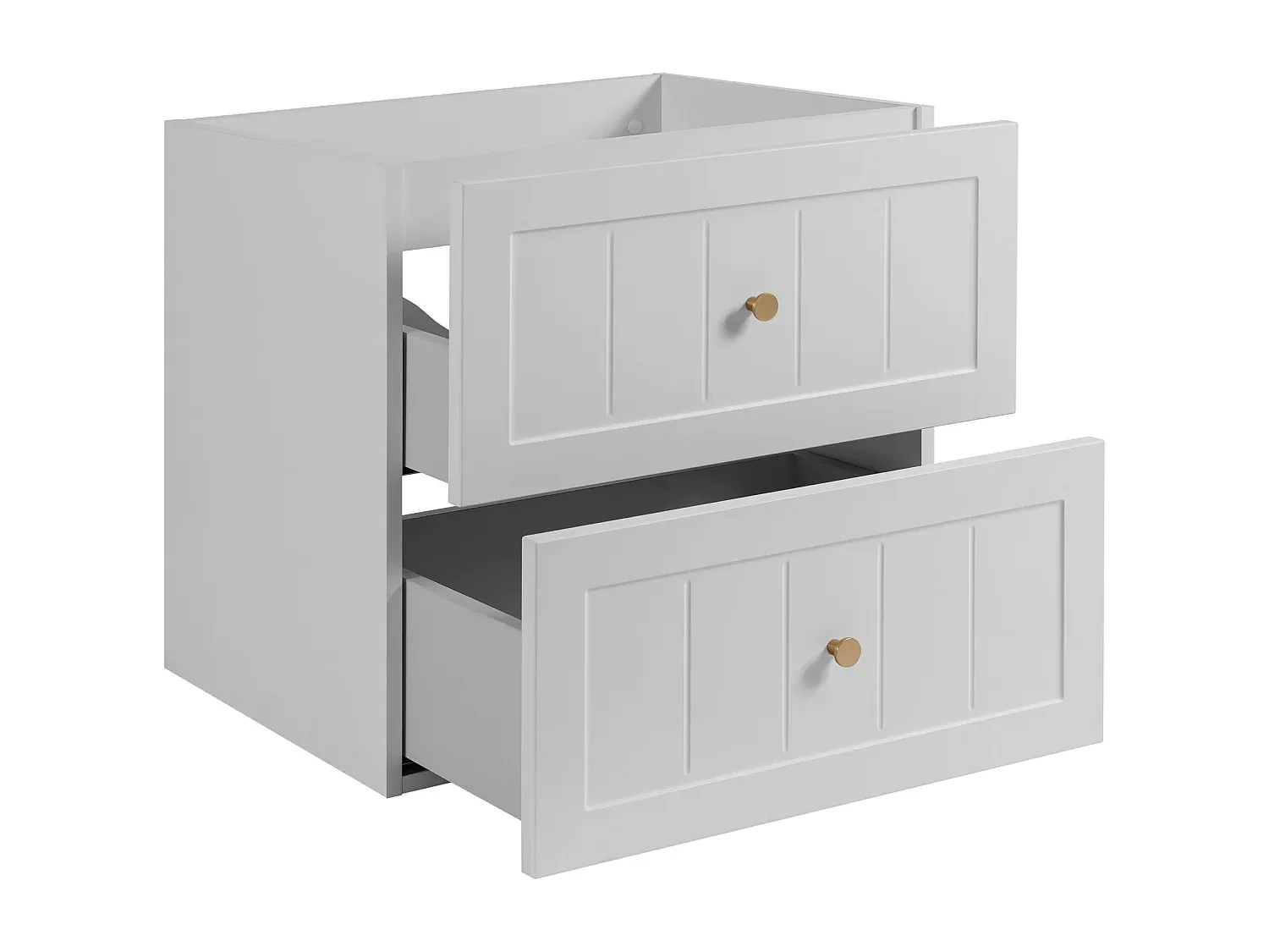 Klassischer Badezimmerschrank, weiß, 60 x 57 x 46 cm-FURNIAVENA