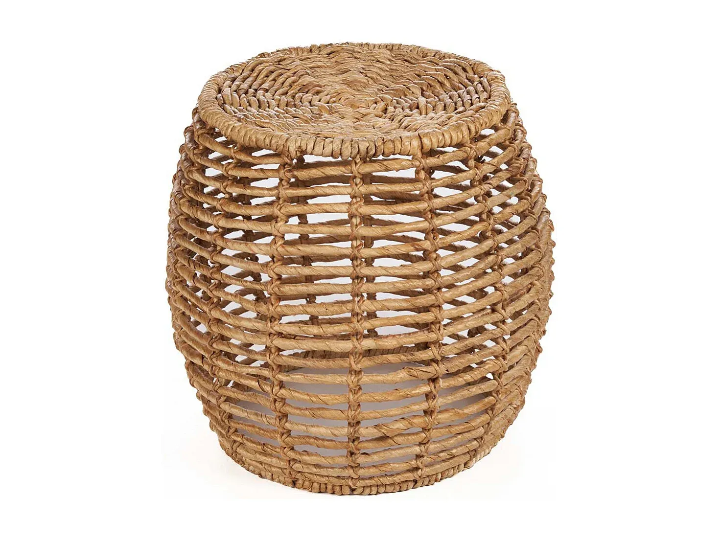 Holzhocker im natürlichen Design-FURNIAVENA