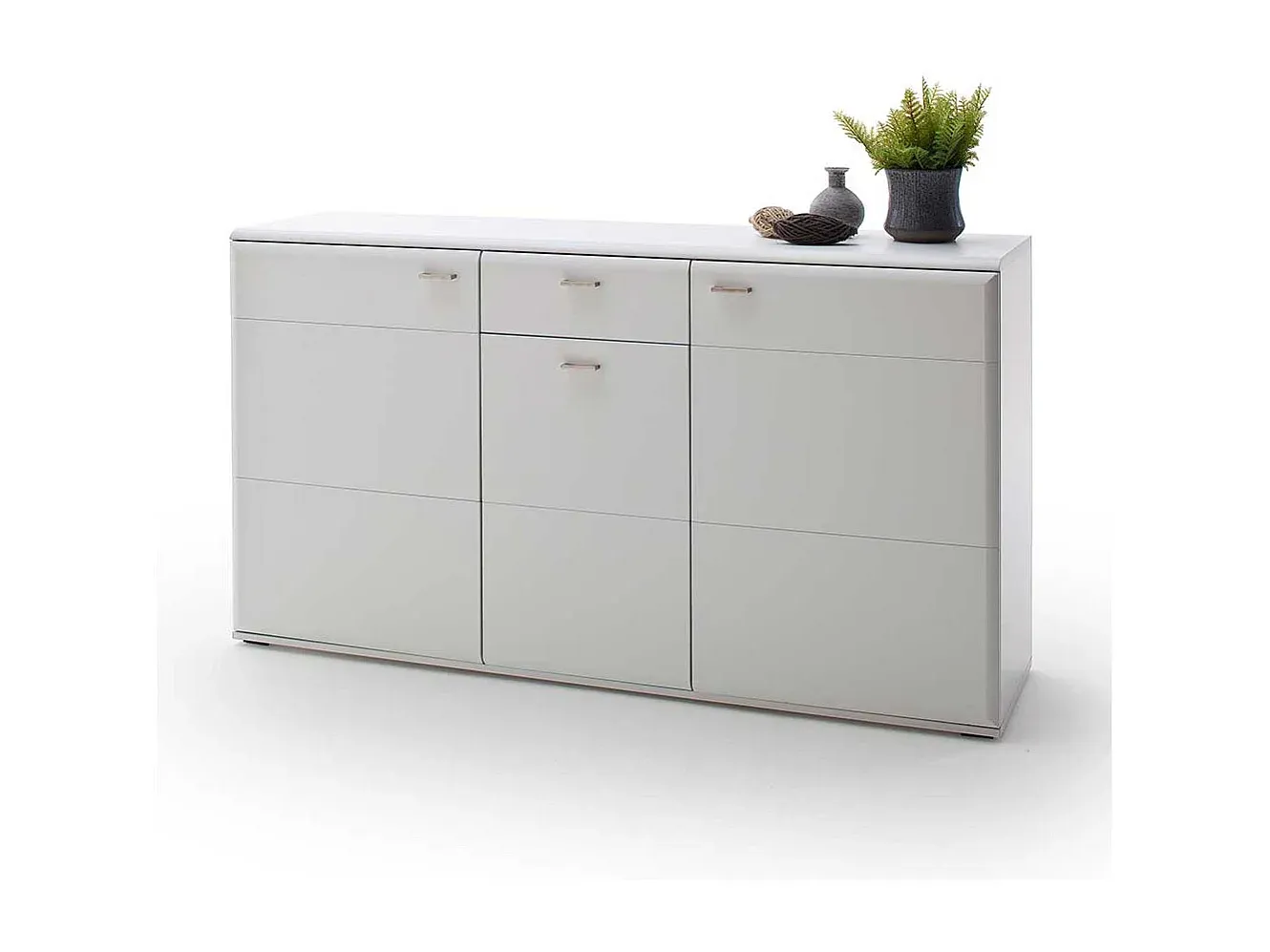 Breites Sideboard mit 3 Türen, 165 cm-FURNIAVENA