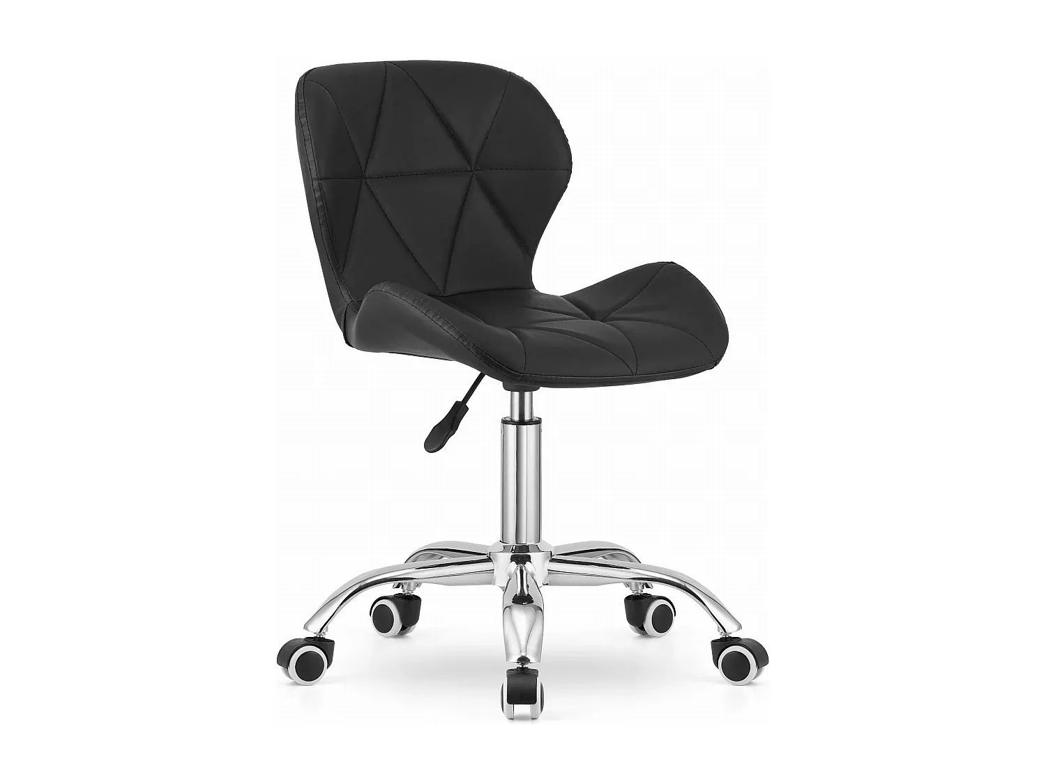 Ergonomischer Drehstuhl Schwarz für Büroarbeit-FURNIAVENA