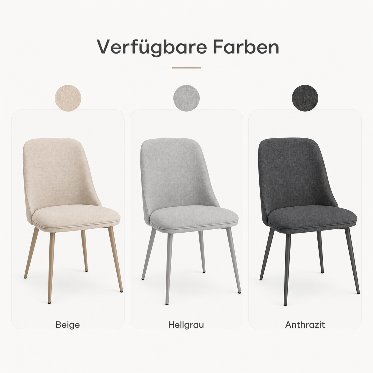 Moderner Esszimmerstuhl 84 cm im 2er-Set-SelviaModern