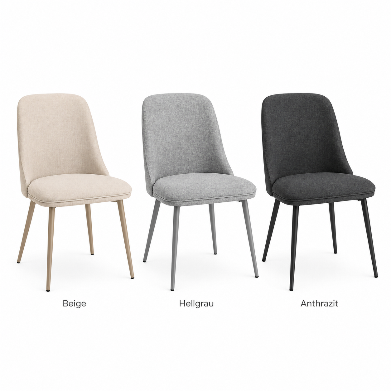 Moderner Esszimmerstuhl 84 cm im 2er-Set-SelviaModern