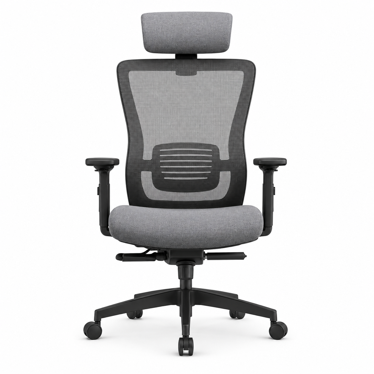 Ergonomischer Drehstuhl 118 cm mit Stoffbezug-SelviaModern