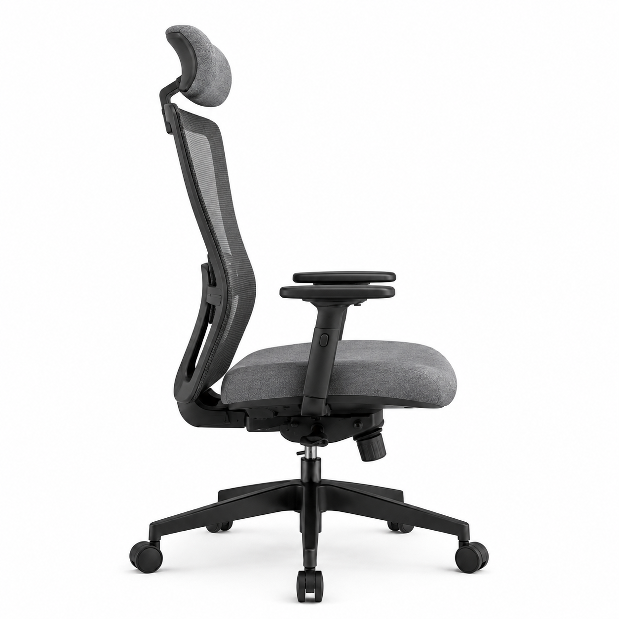 Ergonomischer Drehstuhl 118 cm mit Stoffbezug-SelviaModern