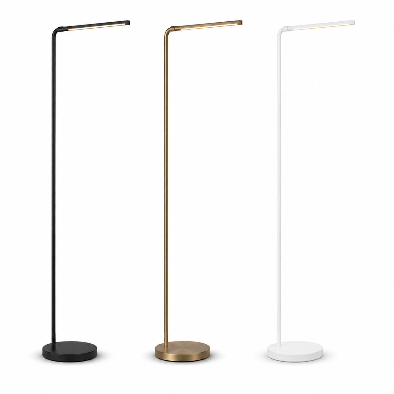 LED Stehleuchte 155 cm mit warmweißem Licht-SelviaModern