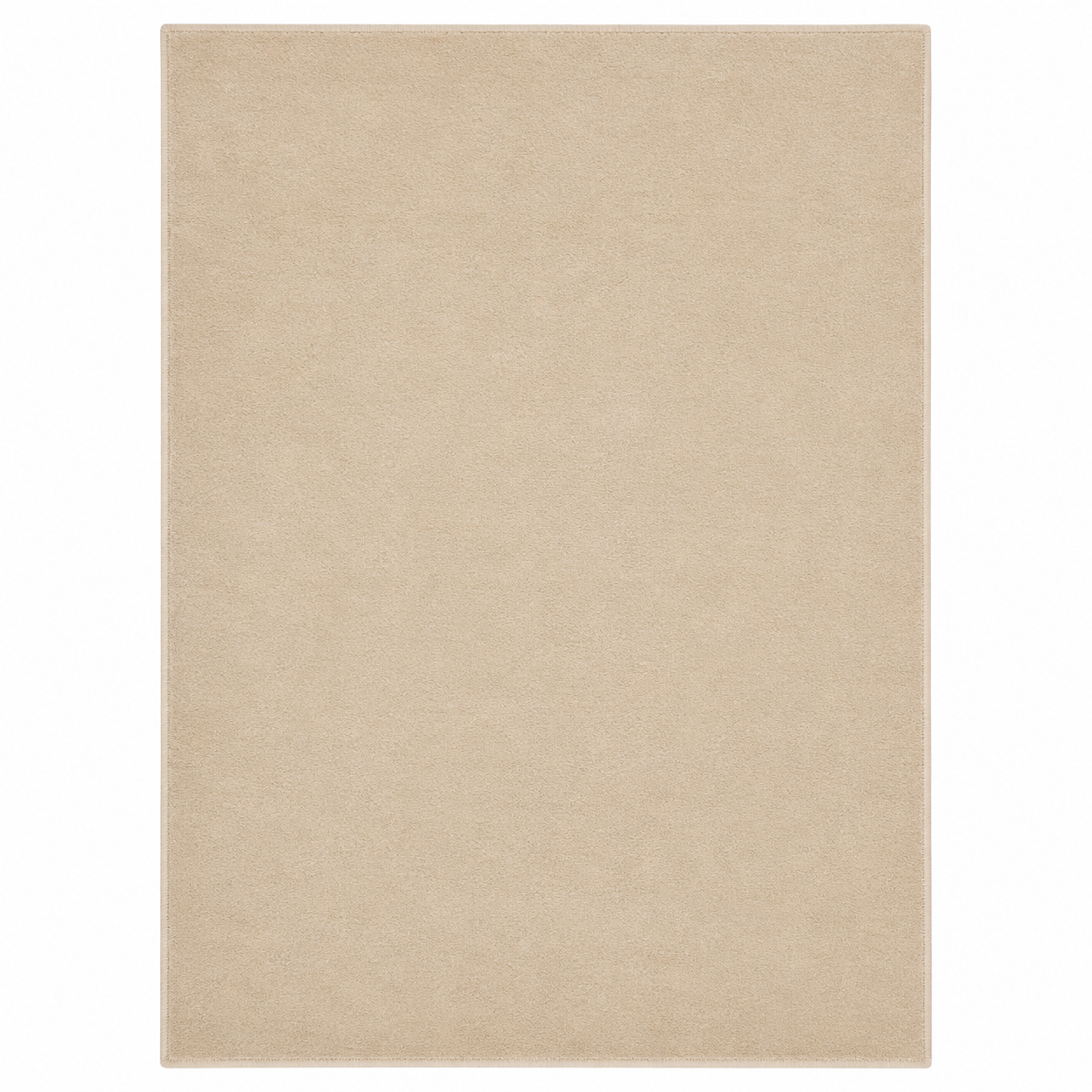 Kurzflor Teppich Beige für Wohnzimmer und Schlafzimmer-SelviaModern
