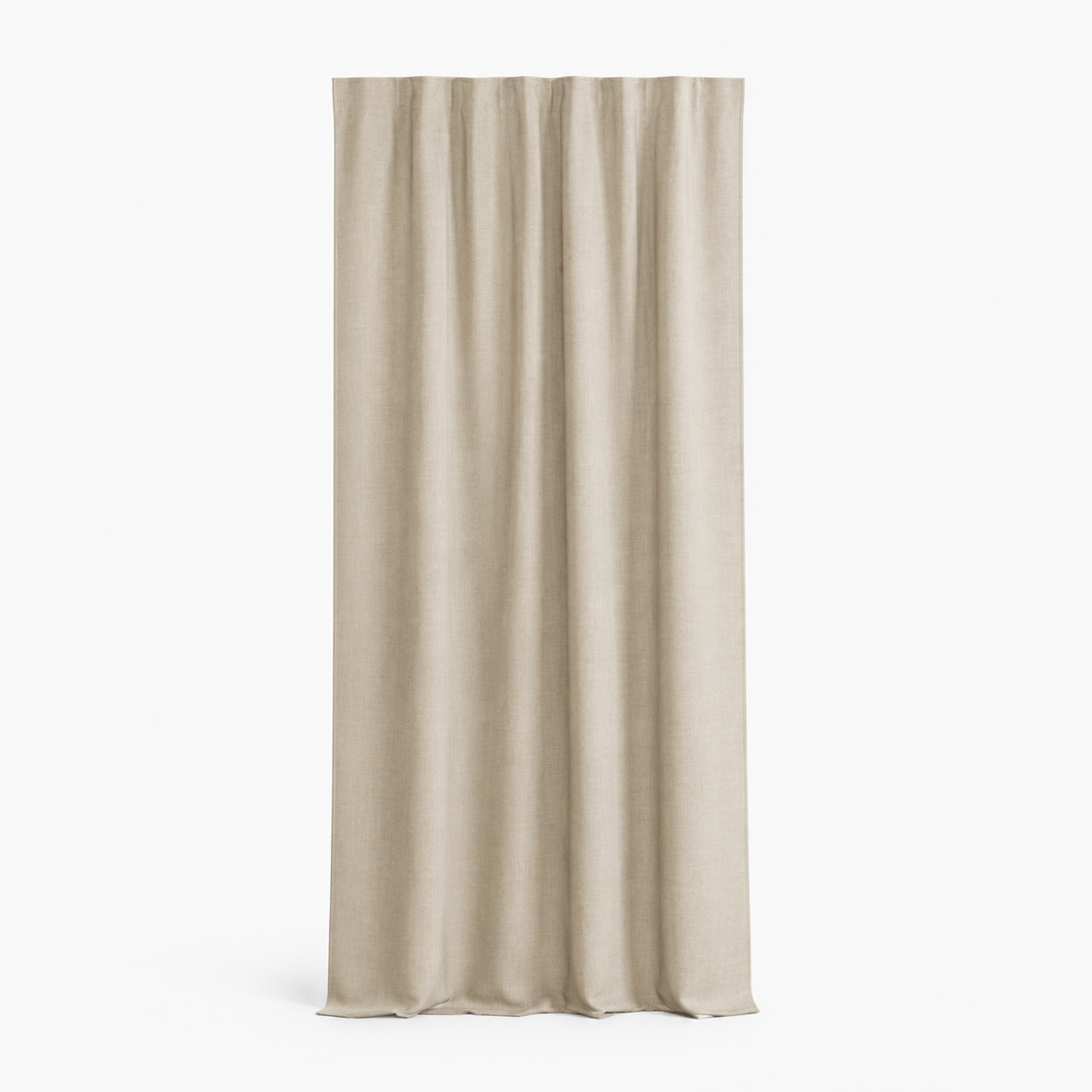 Verdunkelungsvorhang Beige in Leinenoptik-SelviaModern