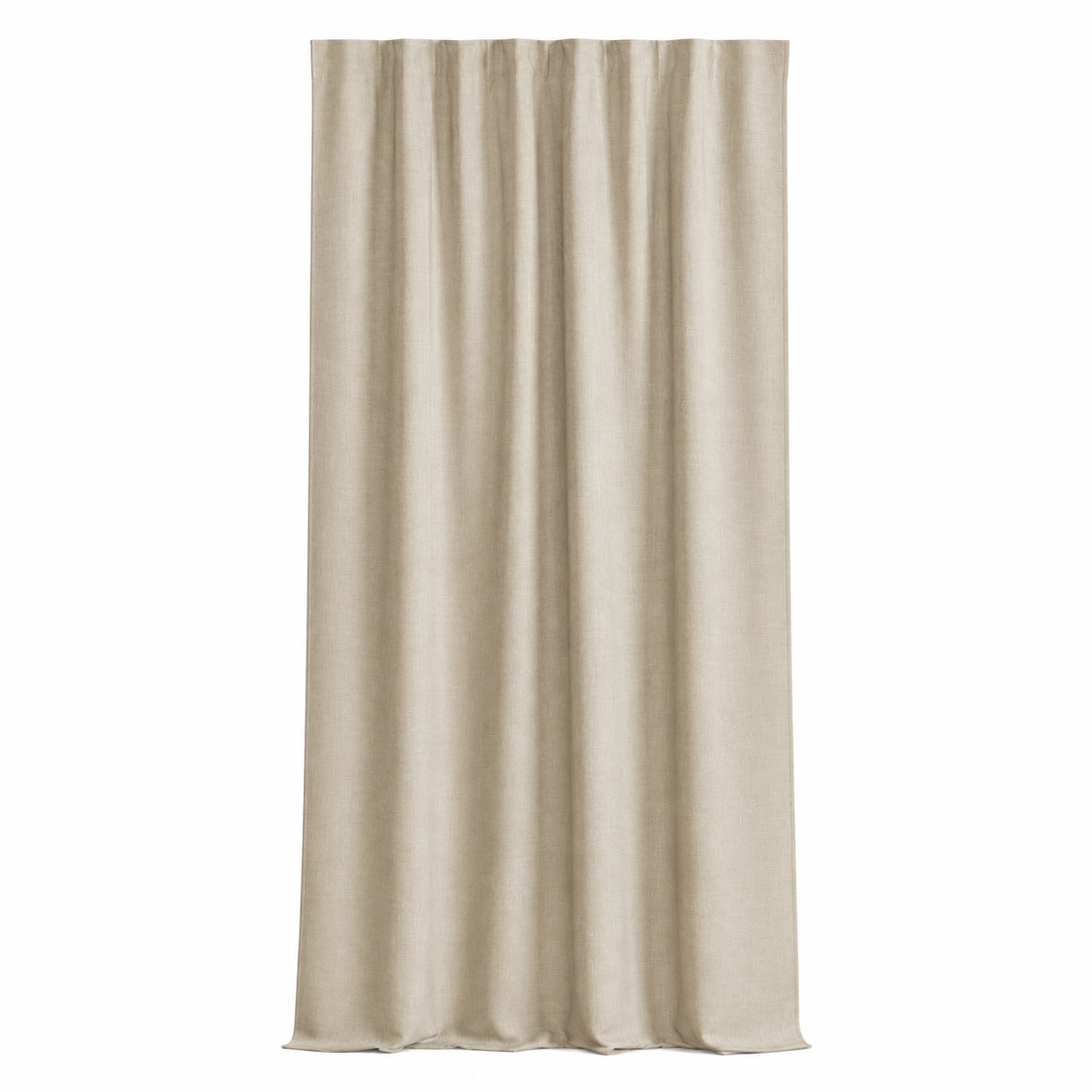 Verdunkelungsvorhang Beige in Leinenoptik-SelviaModern