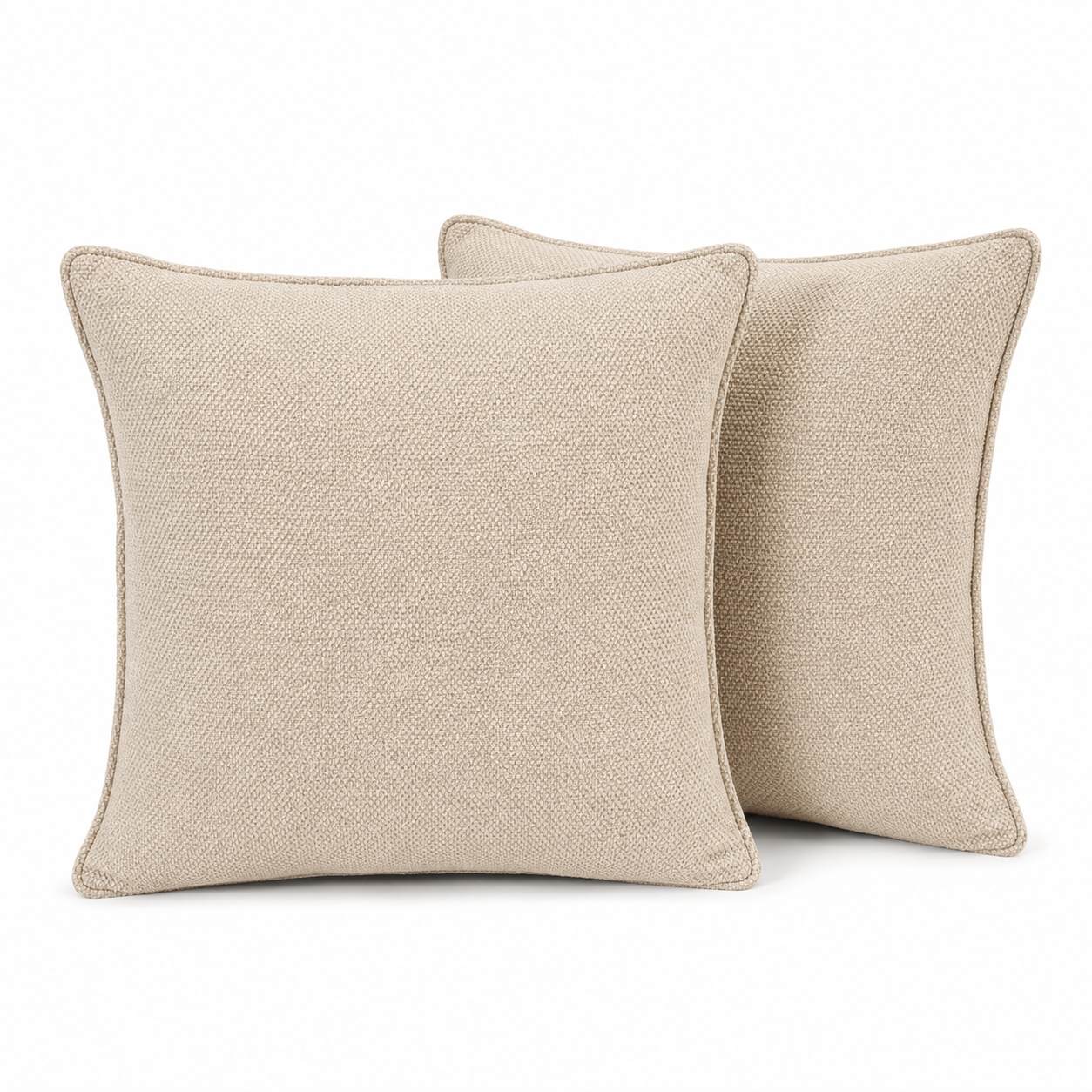 Deko-Kissen Set 45x45 cm mit Strukturbezug-SelviaModern
