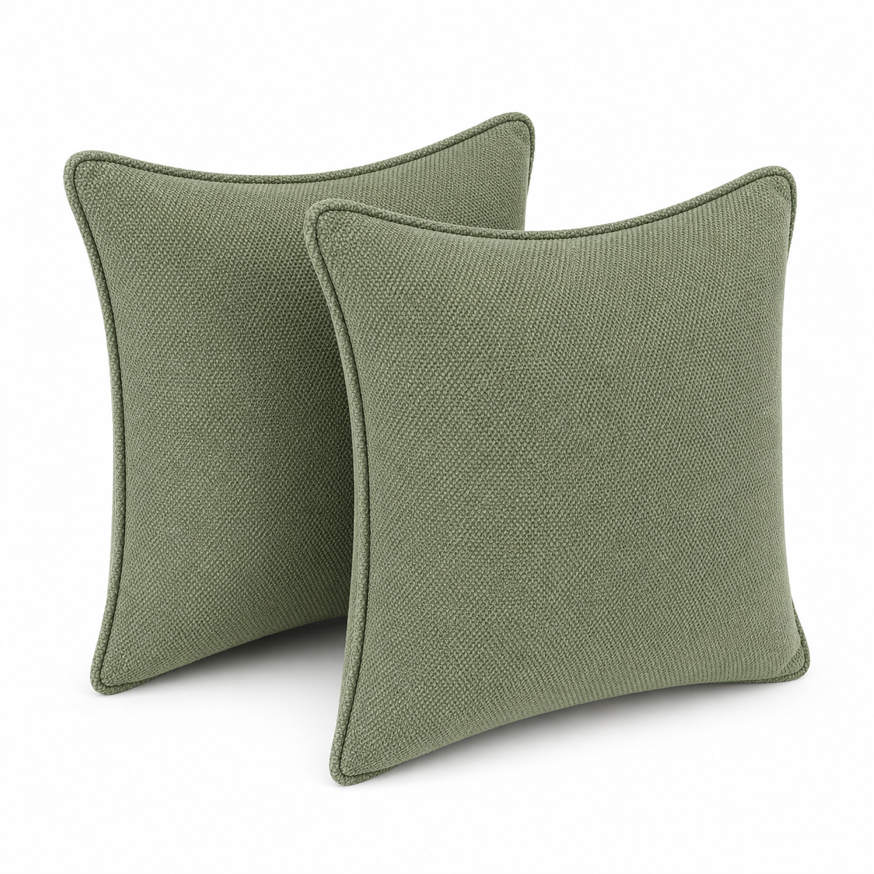Deko-Kissen Set 45x45 cm mit Strukturbezug-SelviaModern