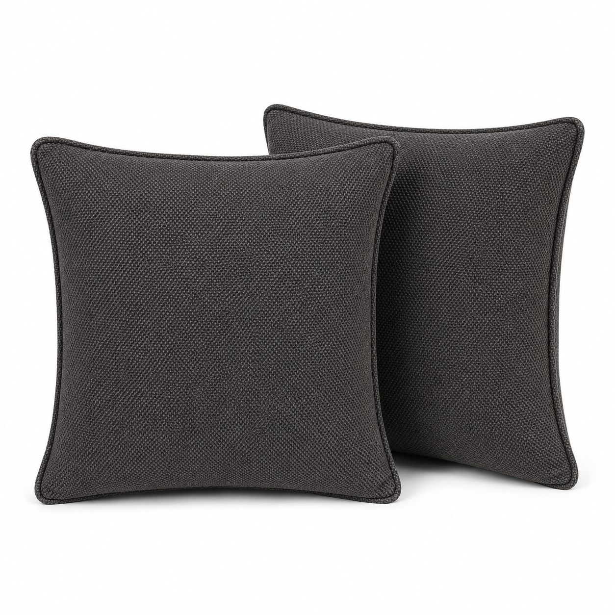 Deko-Kissen Set 45x45 cm mit Strukturbezug-SelviaModern