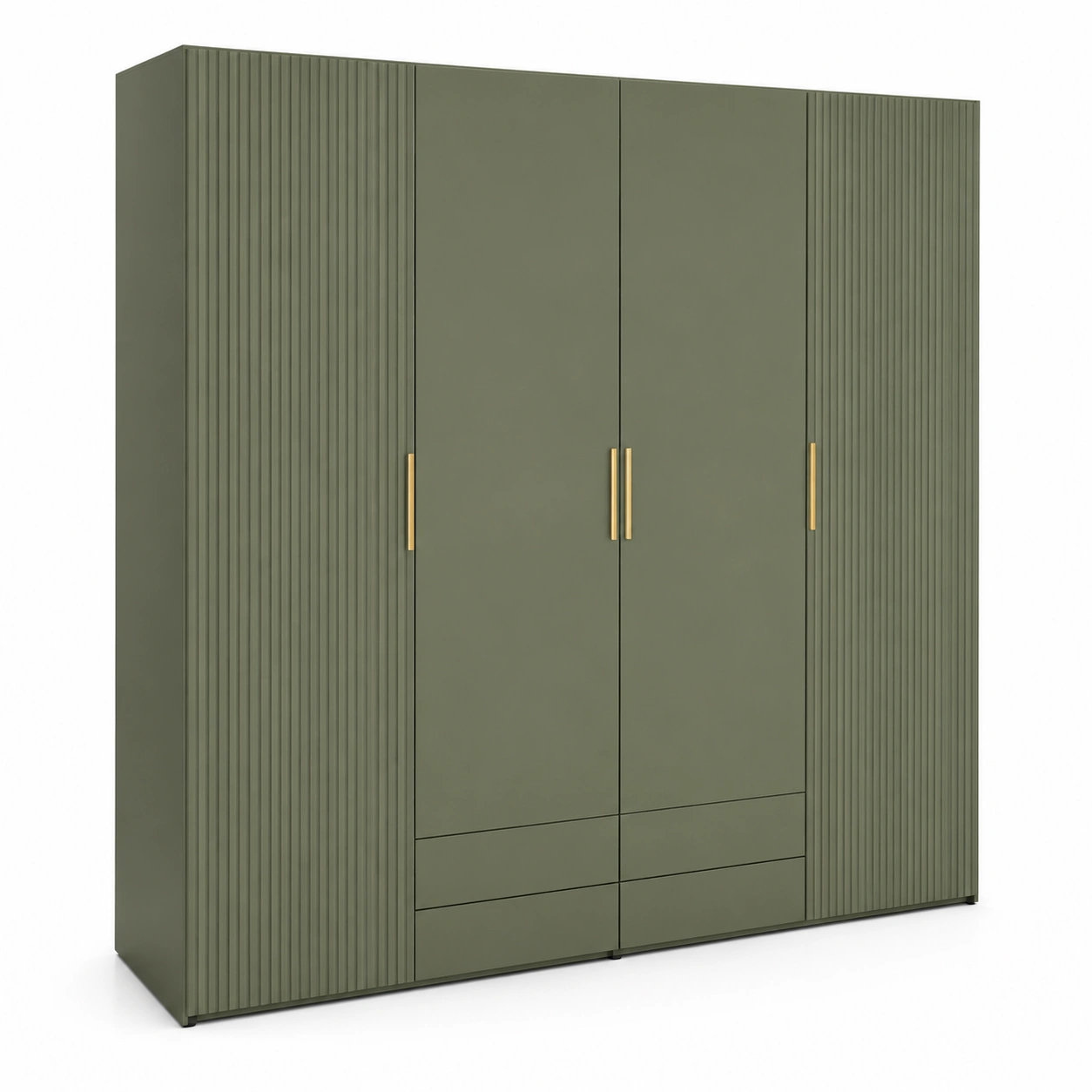 Armoire verte moderne a relief