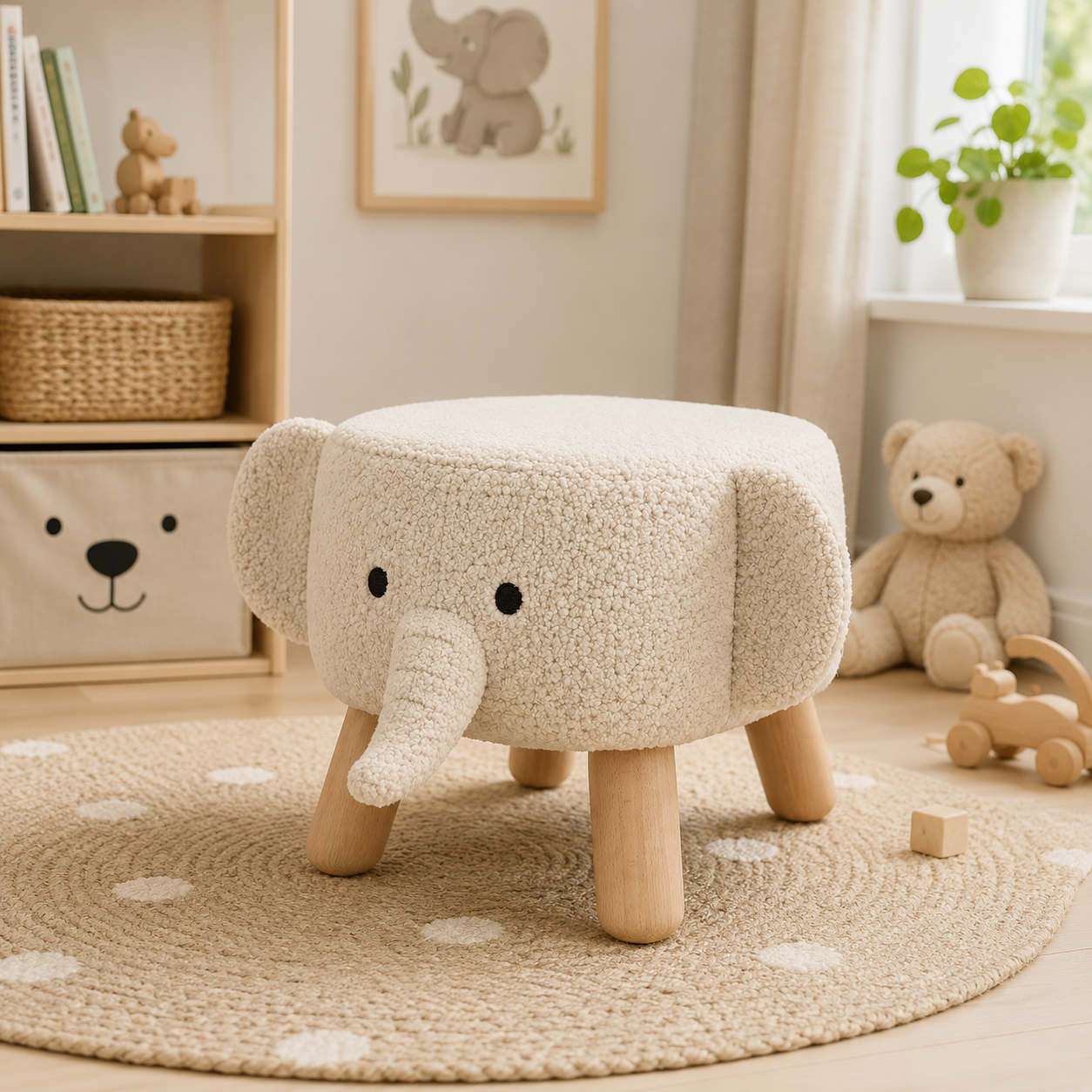 Pouf elephant enfant-greenlisse