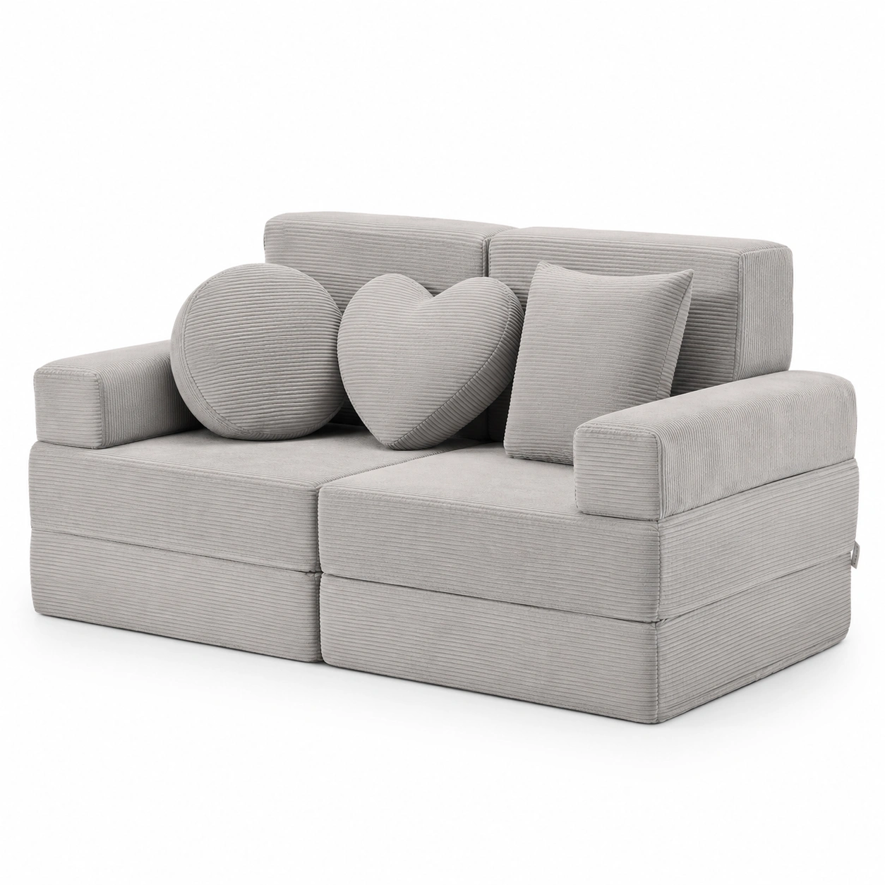 Canape modulable gris clair