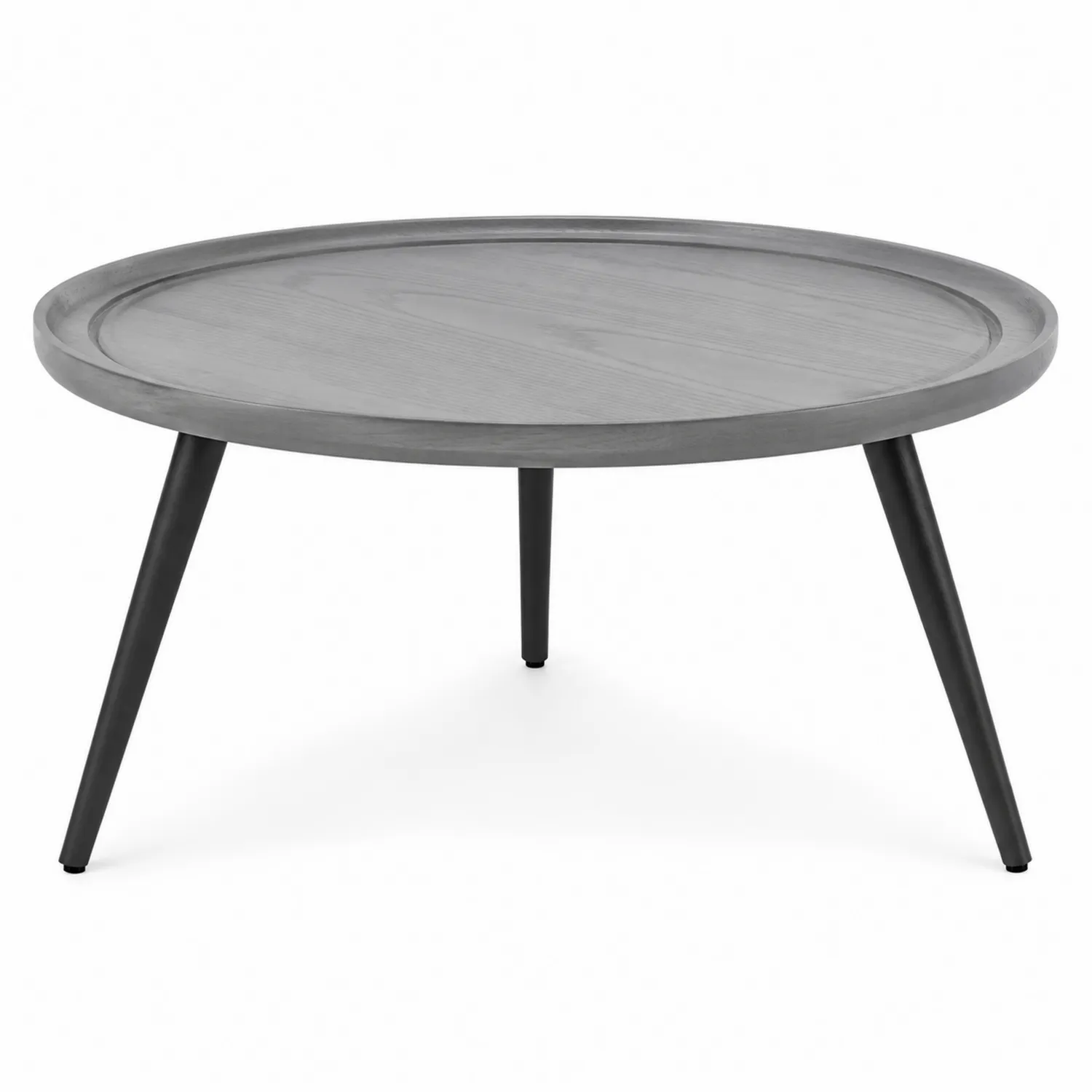 Tavolino da caffè in legno e metallo Grigio 80cm-Brixtrivarix