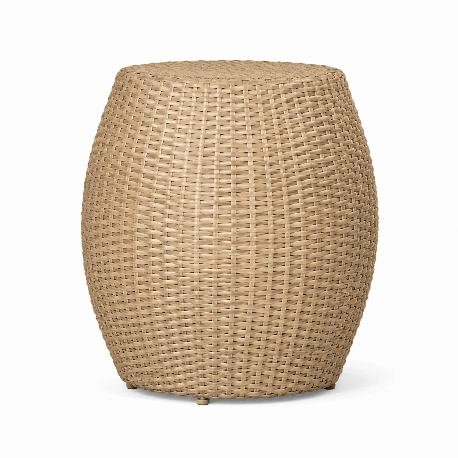 Tavolino in Rattan Sintetico Beige-Brixtrivarix