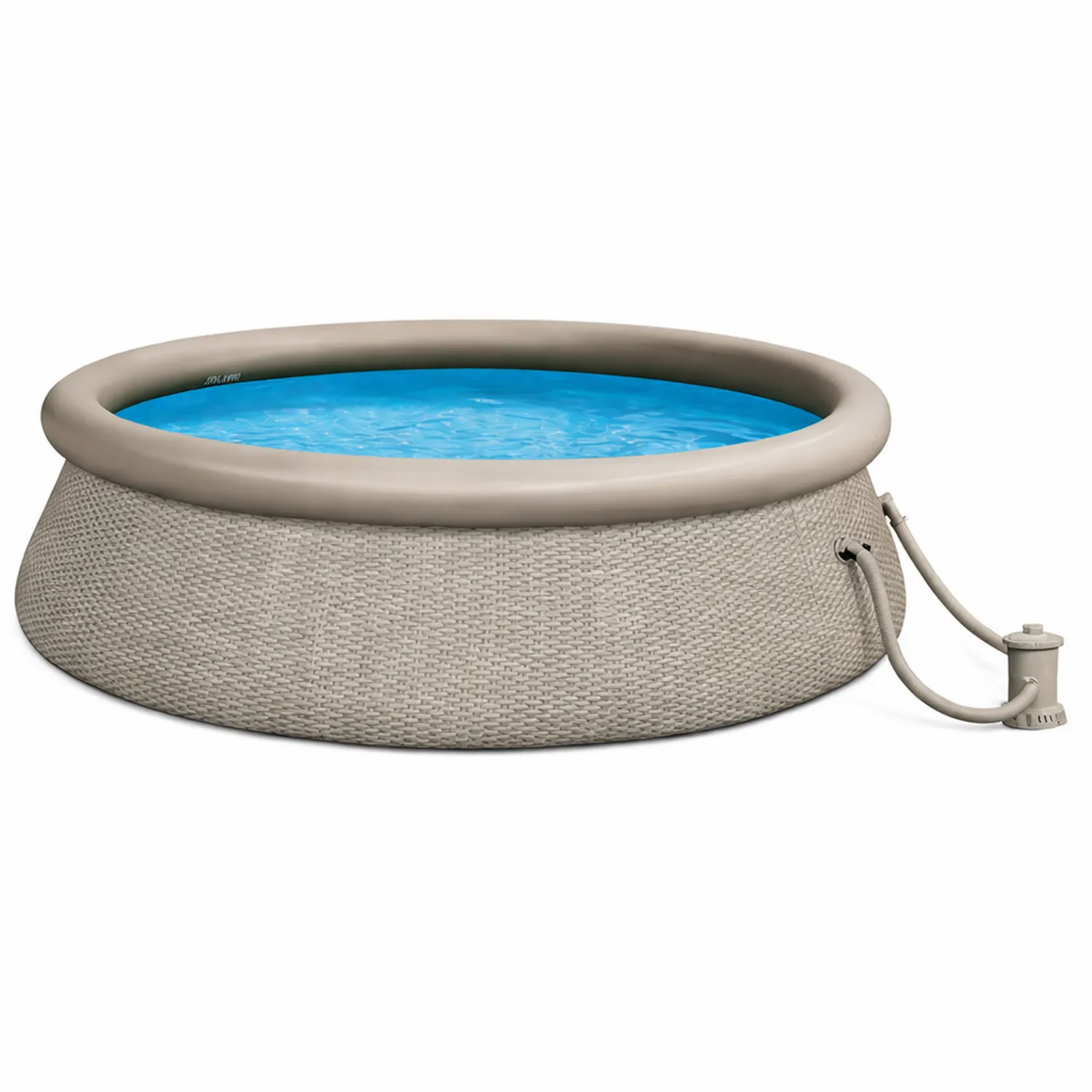 Piscina gonfiabile rotonda in PVC con filtro 305x76 cm-Brixtrivarix