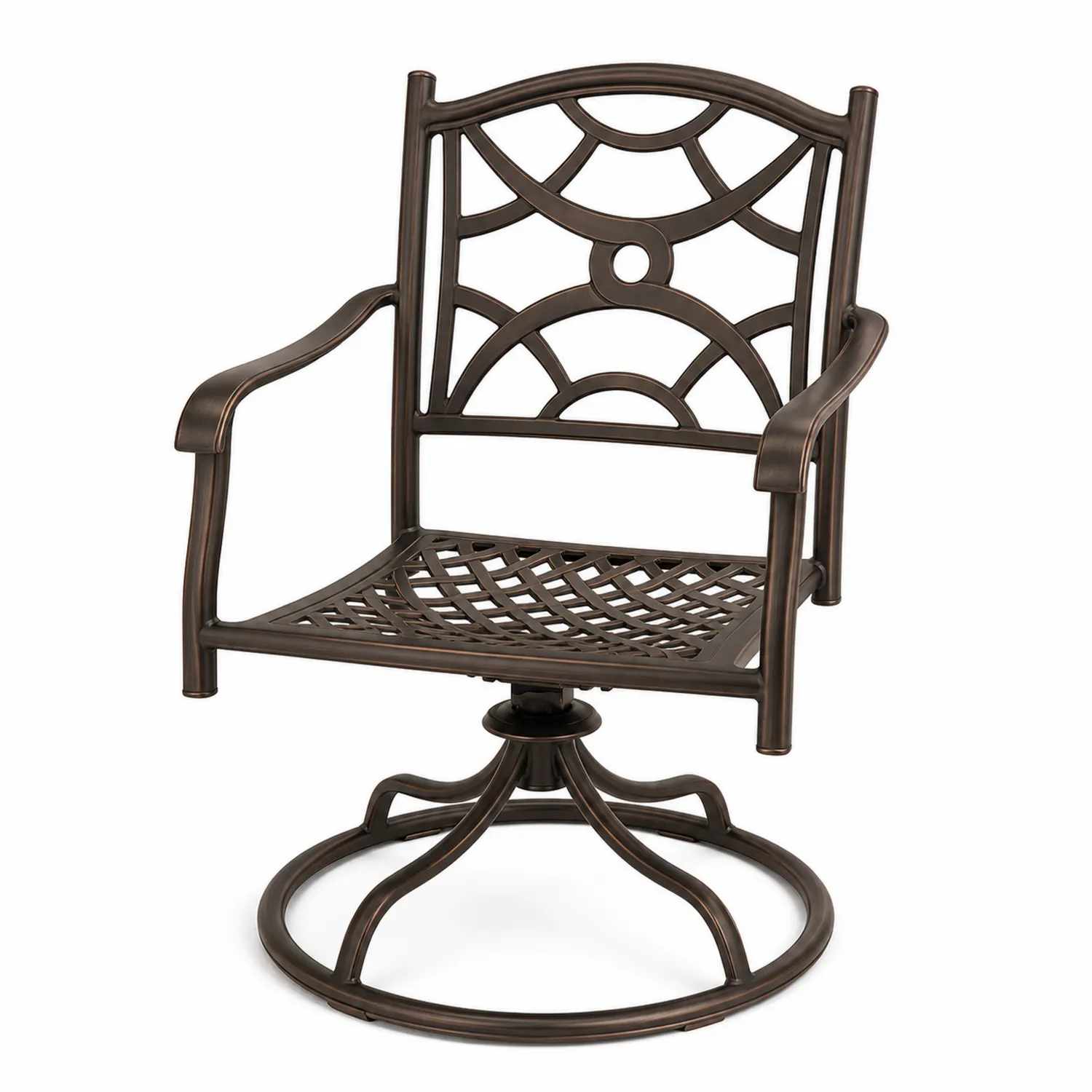 Sedia girevole in alluminio bronzo-Brixtrivarix