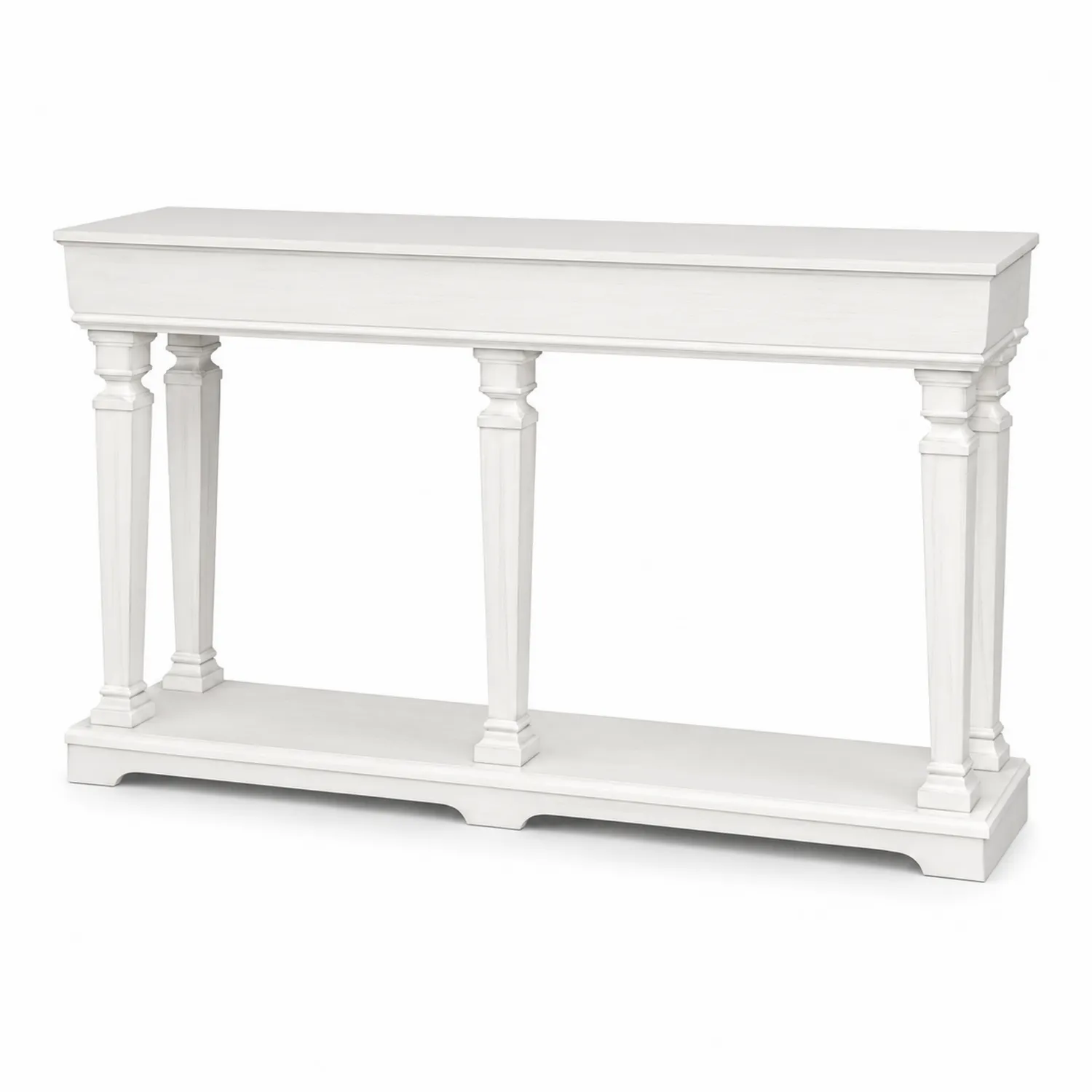 Consolle in Legno Bianco-Brixtrivarix