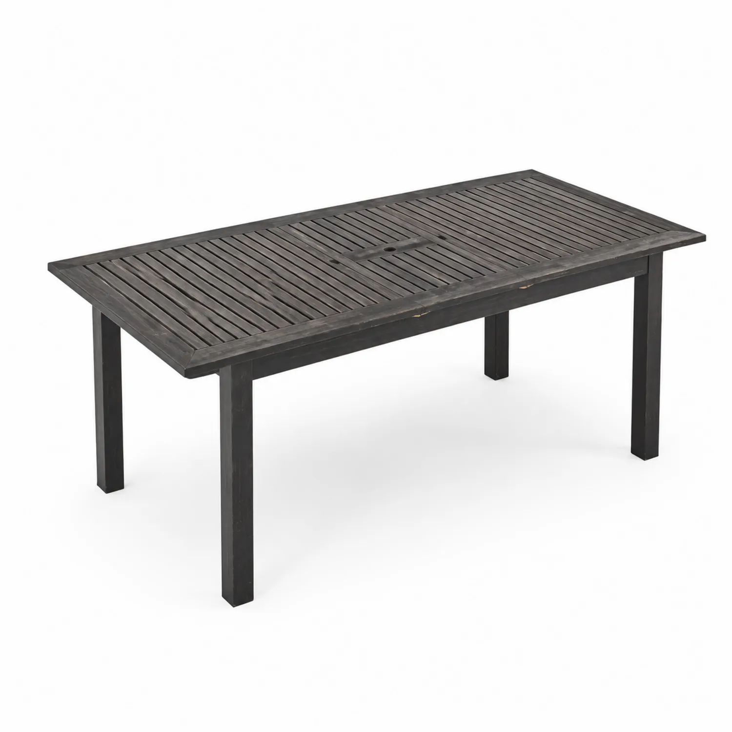 Tavolo da esterno in legno di acacia grigio-Nordivilla