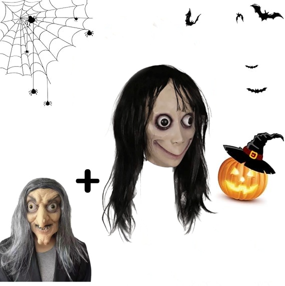 👻Halloween Special - Prank Scare MOMO Mask👹
