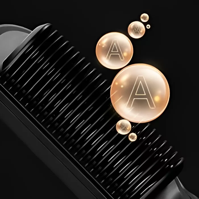 Hair Straightener Styling Brush with Negative Ions
