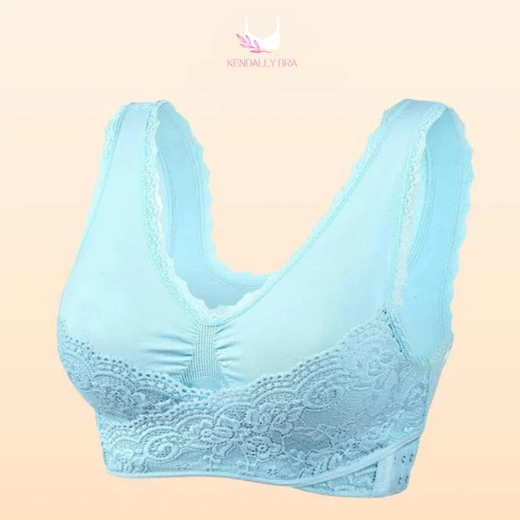 LAST DAY SALE 49% – Comfy Corset Adjustable Bra Front Cross Side Buckle Lace Bras