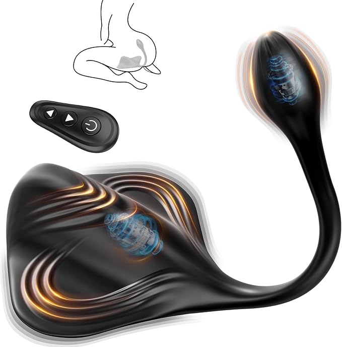 💥Special Launch in 2025 – 2-in-1 Prostate & Anal Massager with 9+9 Dual Vibration Modes🔥