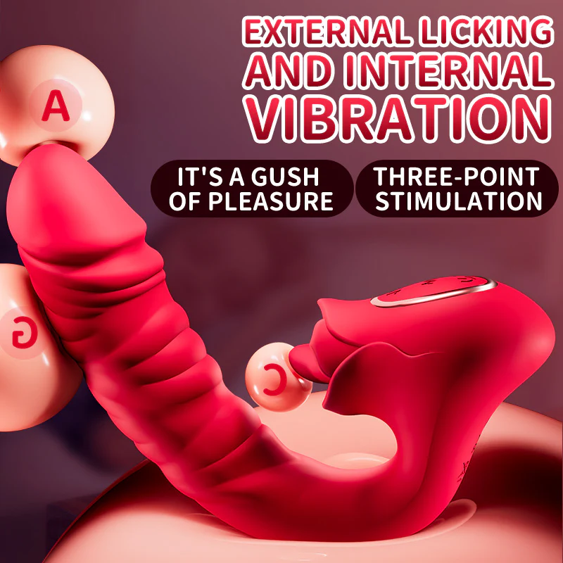 😜Summer Clearance Flash Sale Only $39.99-3 in 1 G-spot Dildo Female Vibrator