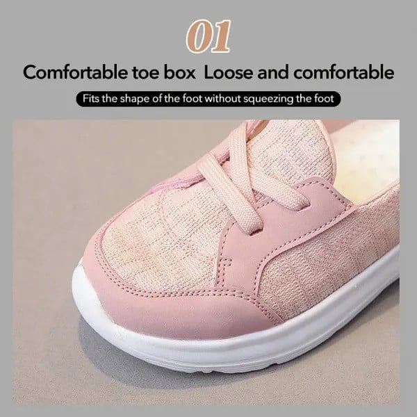 🔥Last Day Promotion 60% OFF – Orthopedic Women’s Breathable Slip On Arch Support Non-slip Shoes
