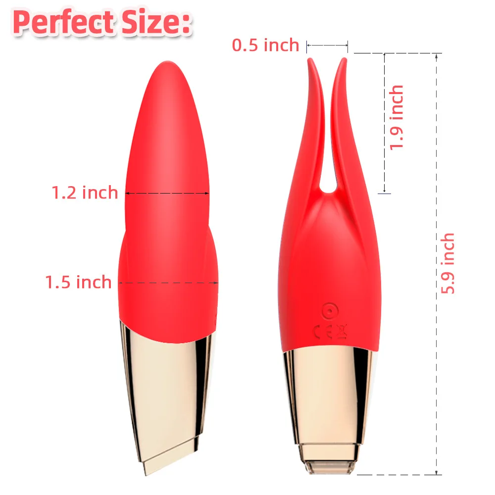 Clit Tickling Pleasure Vibe-Powerful Fluttering Tongue Vibrator