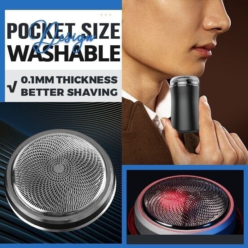 (🌲Hot Sale--48% OFF) Pocket Size Washable Electric Razor -Best Shaving Experience
