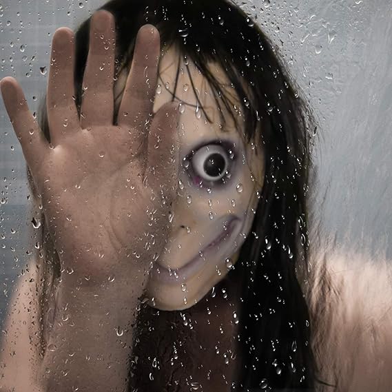 👻Halloween Special - Prank Scare MOMO Mask👹