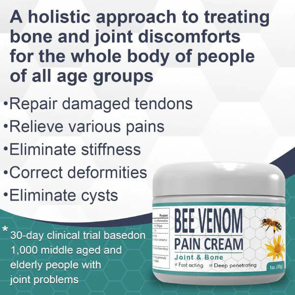 🐝 New Zealand Mānuka Bee Venom Bone & Joint Relief Cream