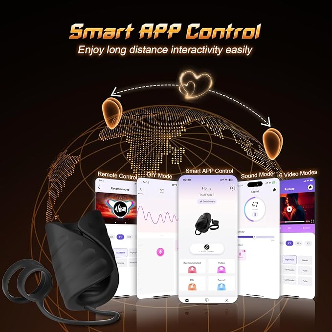 2024 newest low💥-wireless remote control cock ring