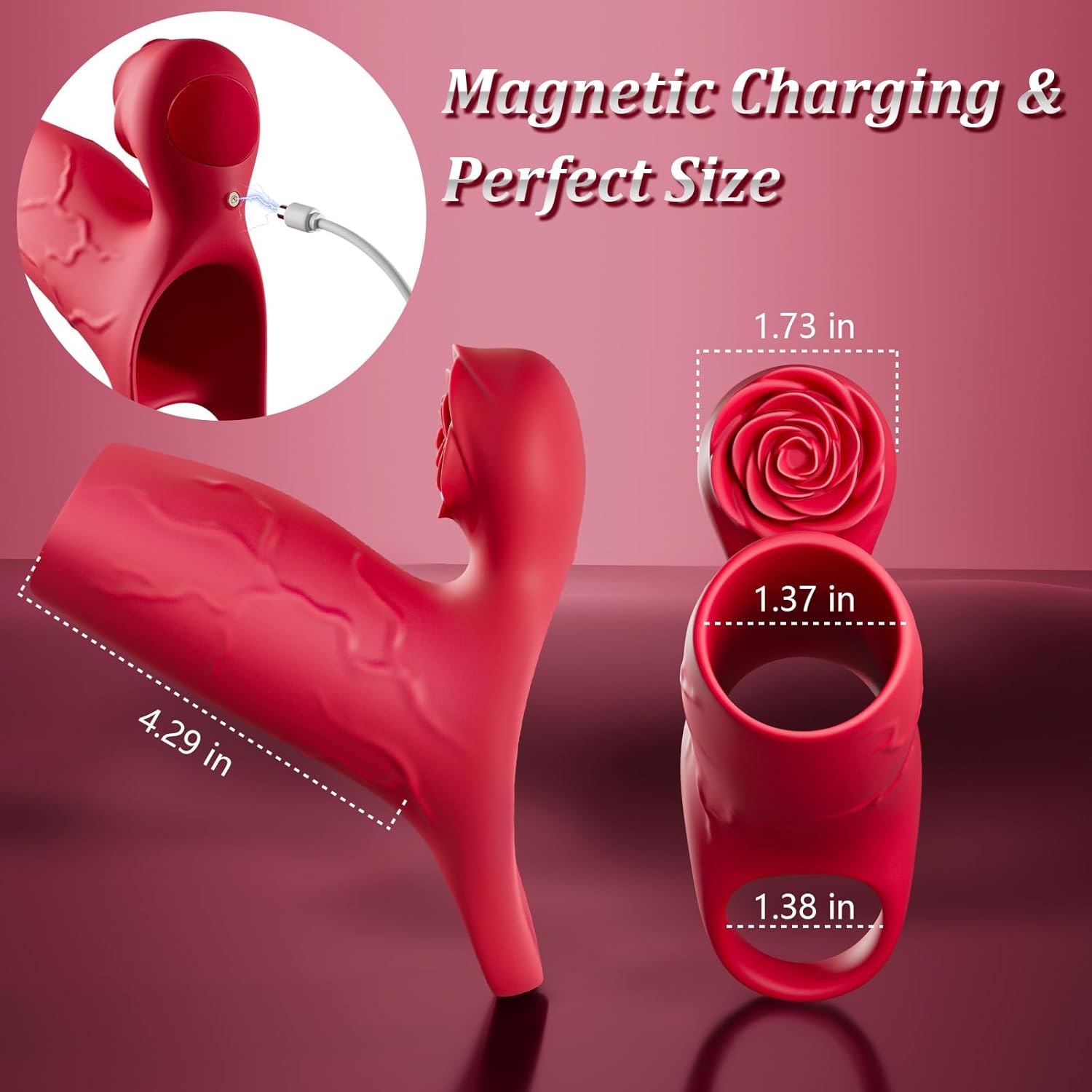 💥This Week's Special Price $39.99💥-Vibrating Penis Rose Armor