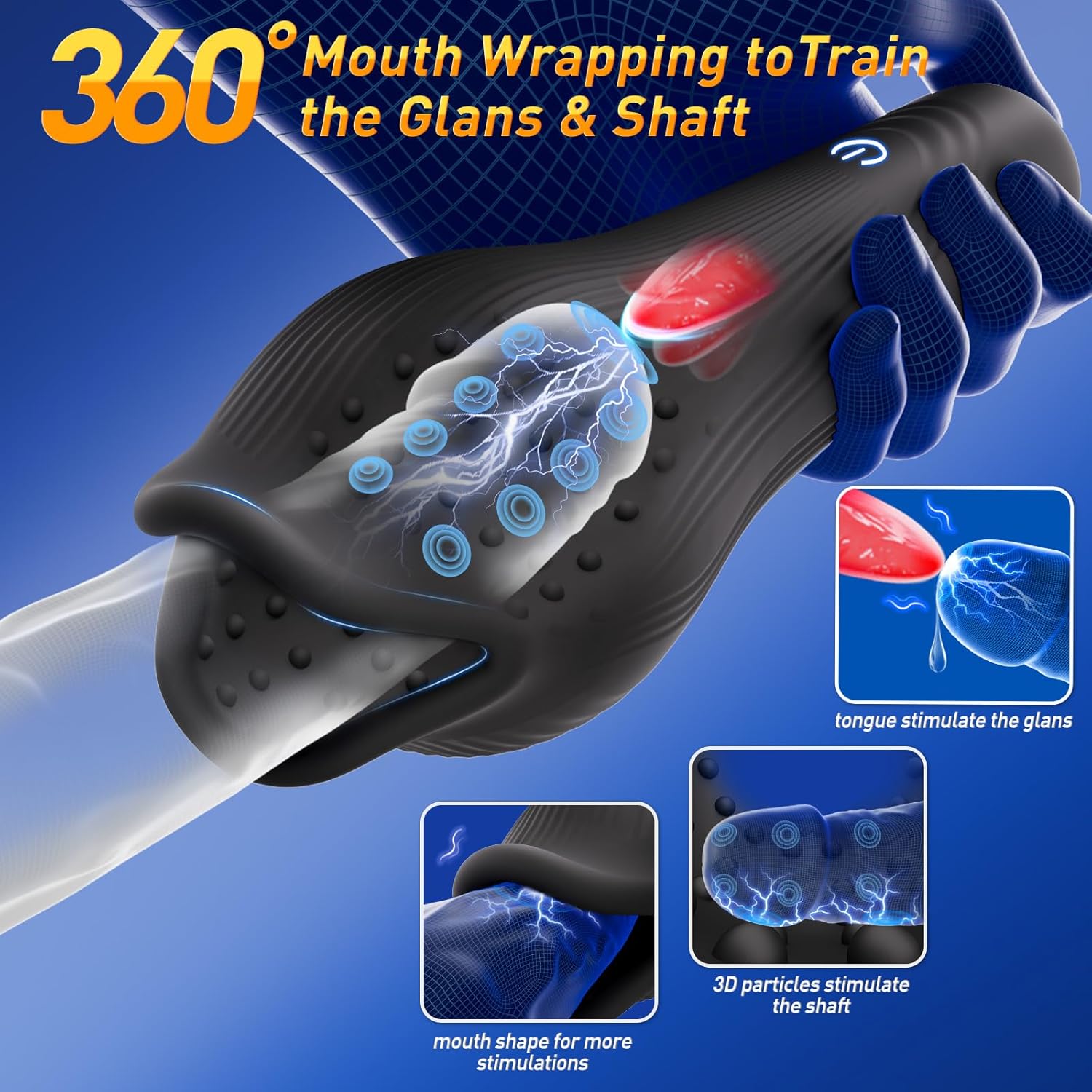 💥💥Bestselling Toy of 2025 😍 – Triple Pleasure Stroker