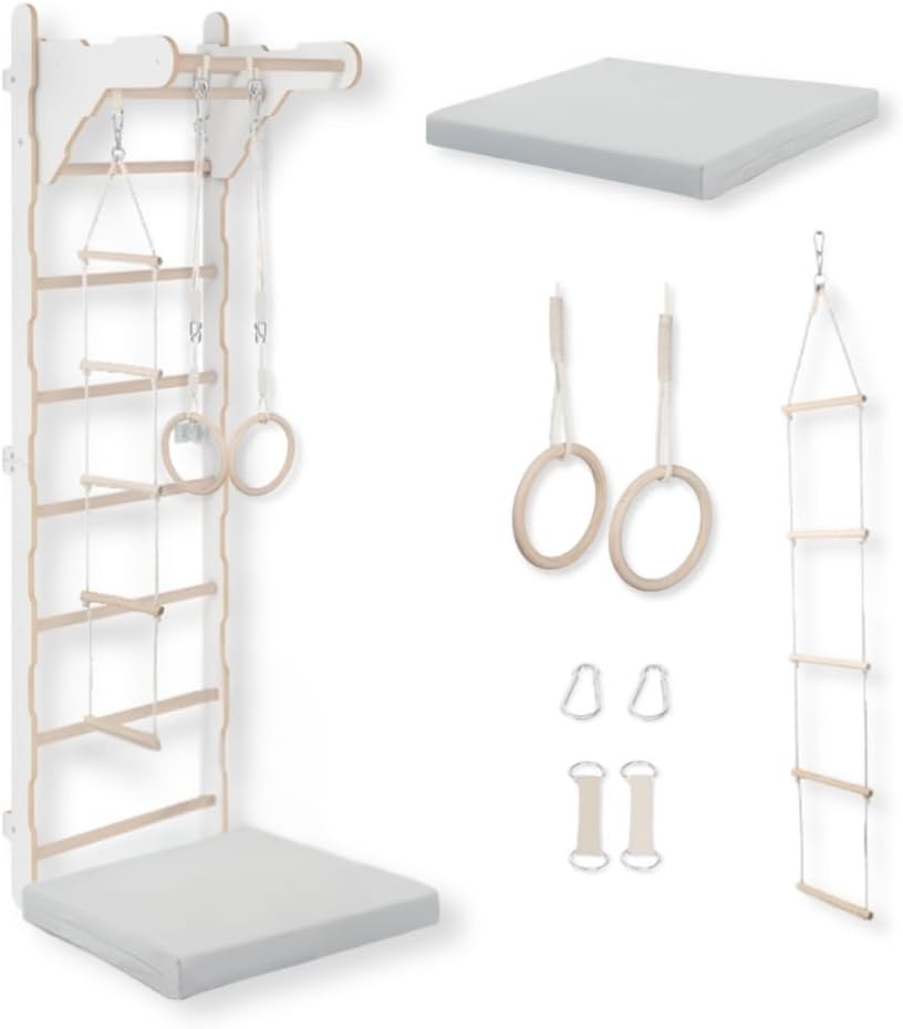 barra-de-gimnasia-para-ninos-210-cm-escalera-de-madera-montada-en-la-pared-anillos-de-gimnasia-esterilla-protectora-cuerda-de-escalada-100-ecologico-fabricado-Locoriaroom