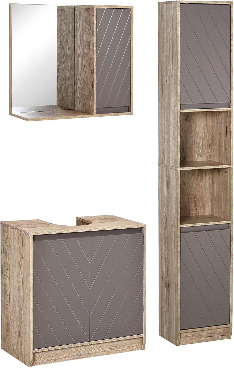 homcom-conjunto-de-bano-incluye-1-mueble-para-debajo-del-lavabo-1-armario-de-bano-con-espejo-y-1-columna-de-bano-con-estante-ajustable-roble-y-gris-Locoriaroom