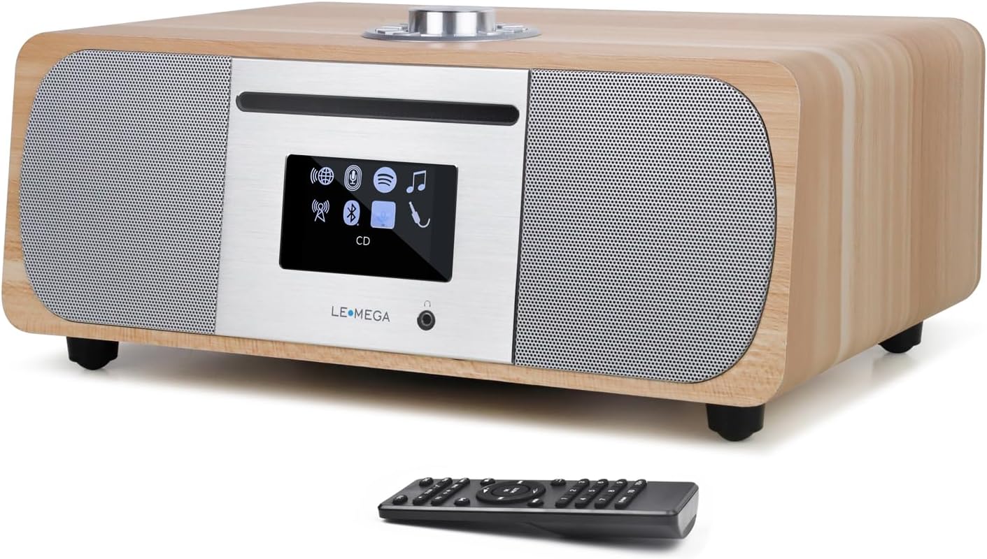 lemega-m5p-equipo-de-musica-reproductor-de-cd-radio-dab-por-internetdabfm-transmision-bluetoothspotify-connectauxusb-alarma-sleeptimermandos-a-distancia-roble-blanco-Locoriaroom