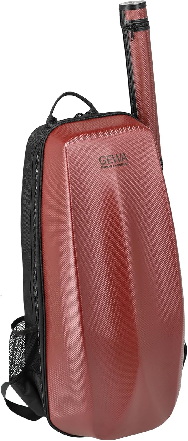 gewa-space-bag-rojo-con-estuche-para-arco-estuchemochila-para-violin-de-4434-tapa-exterior-de-policarbonato-parte-trasera-ergonomica-compartimentos-para-accesorios-Locoriaroom