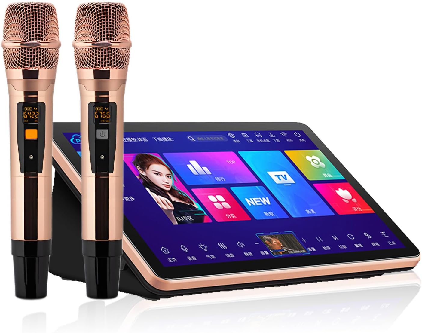 maquina-de-karaoke-con-pantalla-tactil-de-letras-de-cancionescon-2-microfonosmillones-de-canciones-en-la-nubefiesta-al-aire-libre-reunion-familiarmaquina-de-canto-de-a500g-Locoriaroom