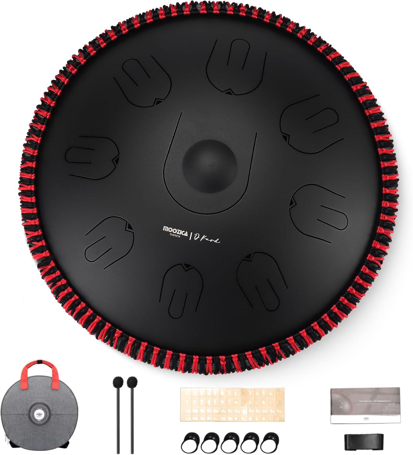 moozica-steel-handpan-tongue-drum-14-pulgadas-17-notas-en-d-minor-con-diseno-de-sobretono-de-octava-instrumento-de-percusion-de-tambor-manual-con-bolsa-de-transporte-d-kurdo-negro-Locoriaroom