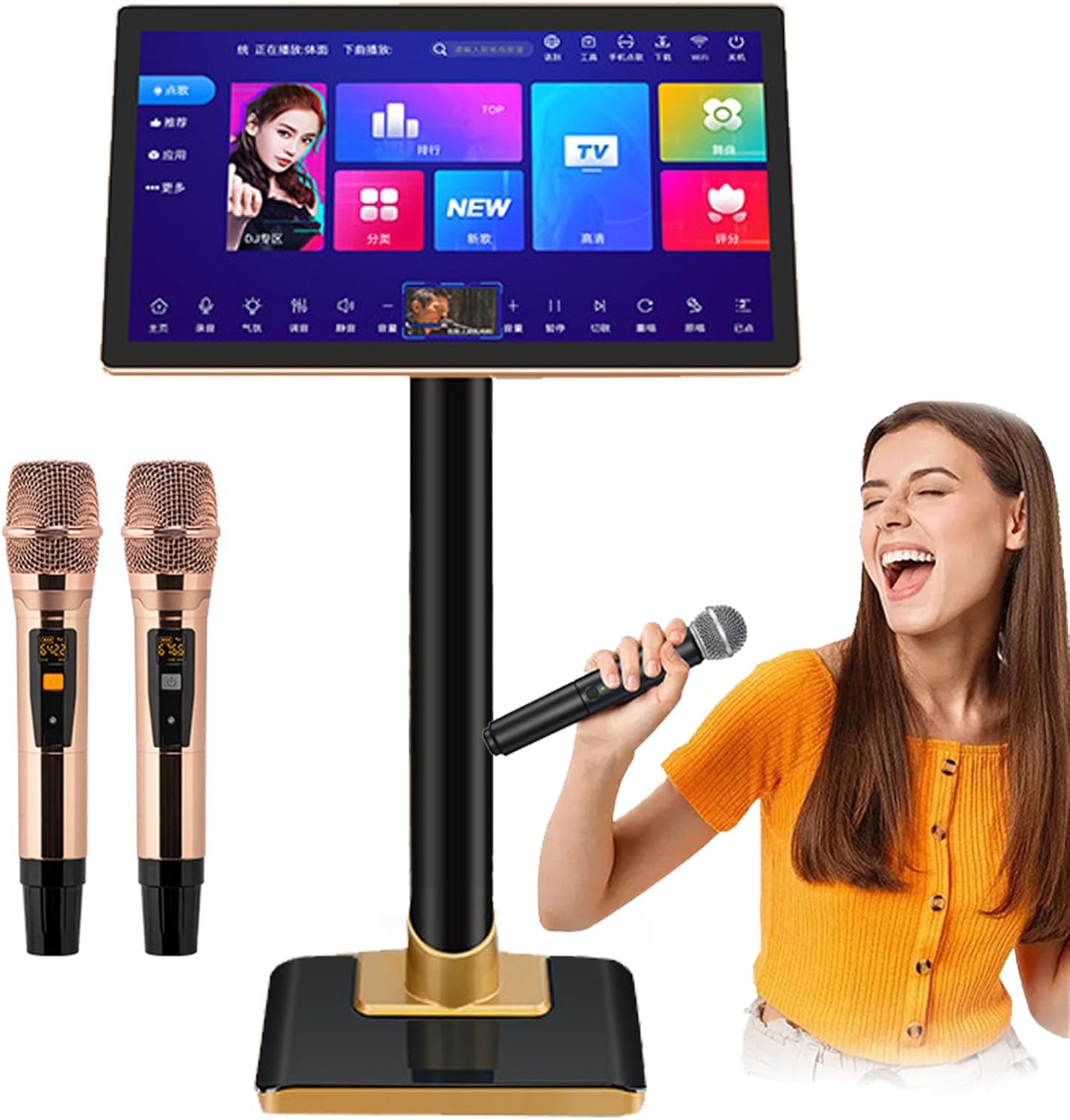 maquina-de-karaoke-de-215-pulgadas-con-2-microfonos-inalambricos-funcion-de-amplificador-de-potencia11-millones-de-canciones-para-descargar-desde-la-nube-y-20-idiomas-4t-Locoriaroom