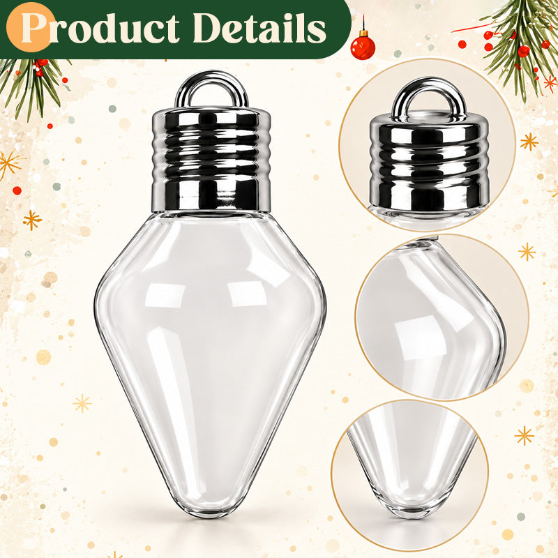 Christmas Light Bulb Treat Ornaments