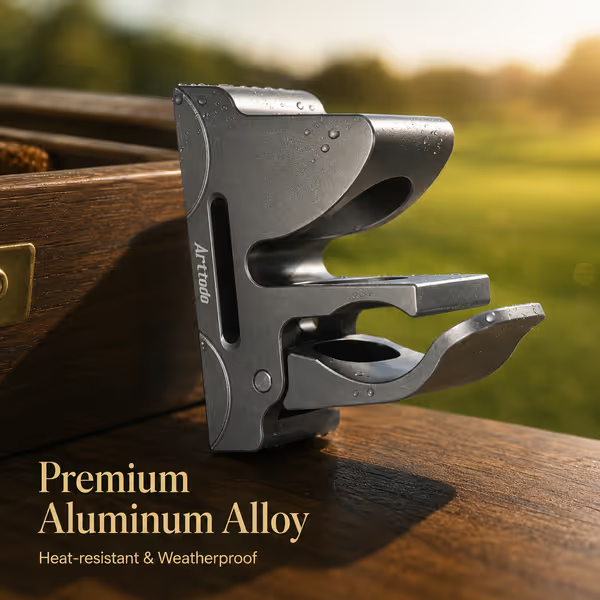 Universal Magnetic Golf Cart Cigar Clip 🚬 | Secure Holder for Golf Course