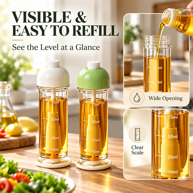 Bottom Spray Cooking Oil Sprayer, Oil Mister Bottle for Air Fryer, Baking & Grilling