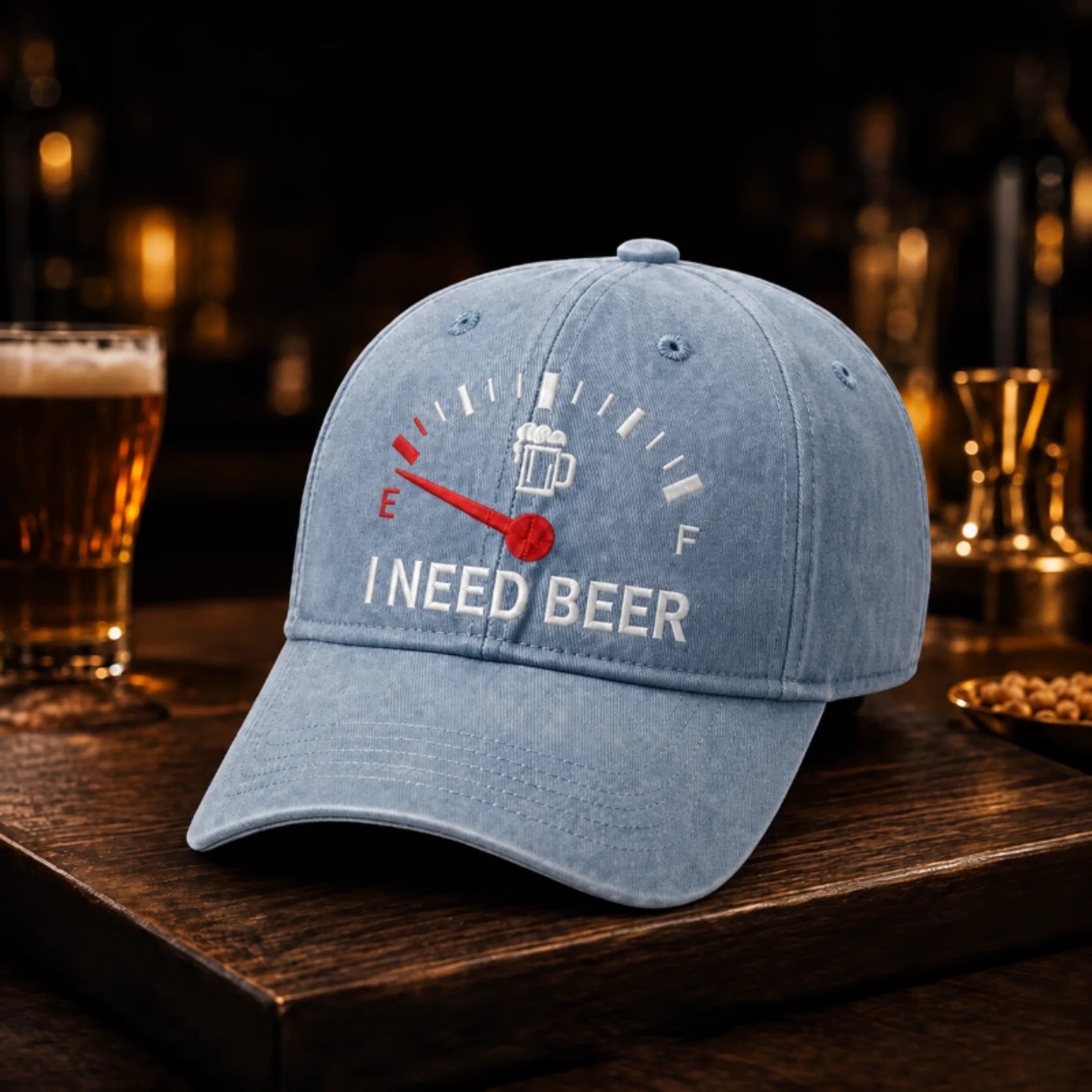 🔥 50% OFF – LAST CHANCE! 🍺 “I NEED BEER” Embroidered Baseball Cap 🧢