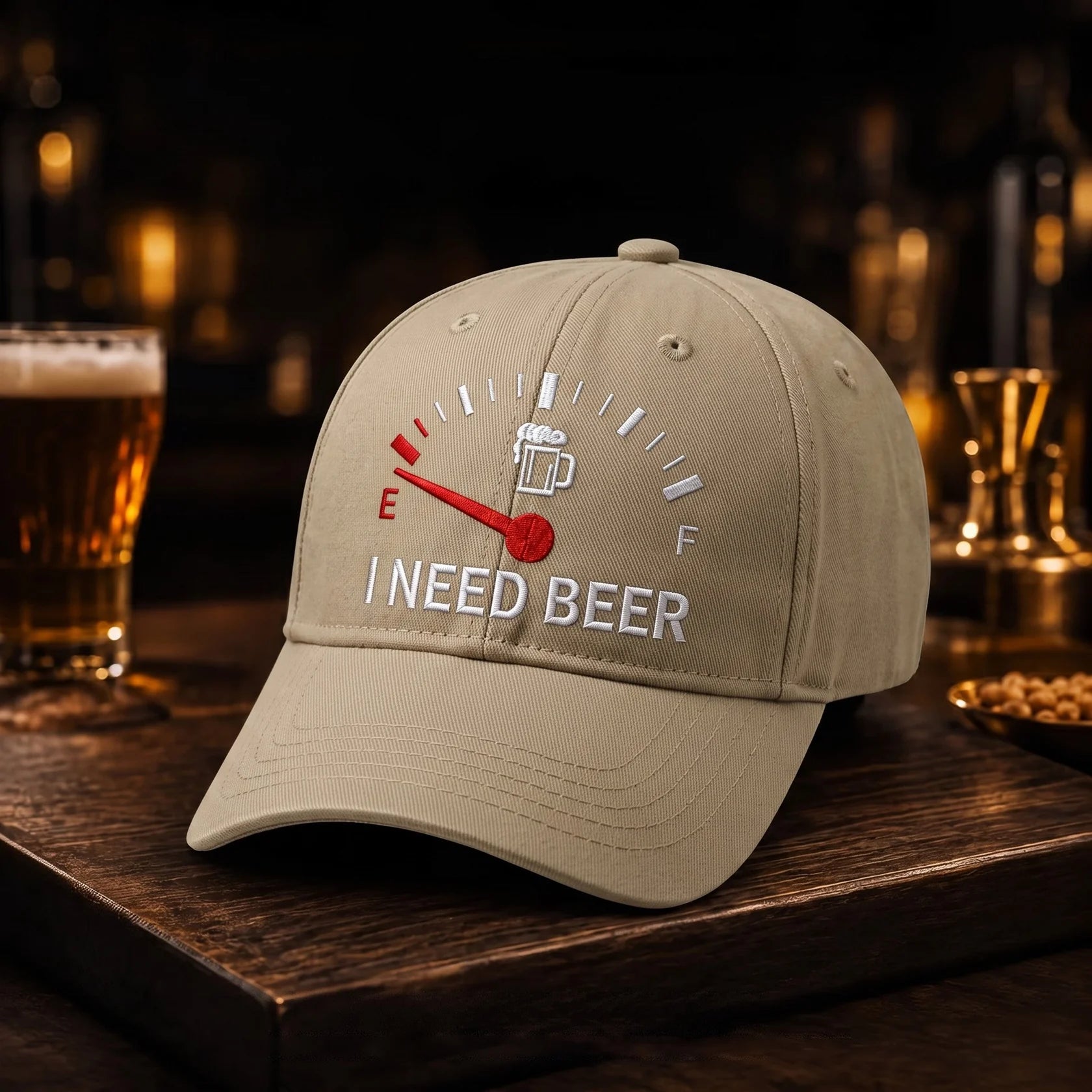 🔥 50% OFF – LAST CHANCE! 🍺 “I NEED BEER” Embroidered Baseball Cap 🧢
