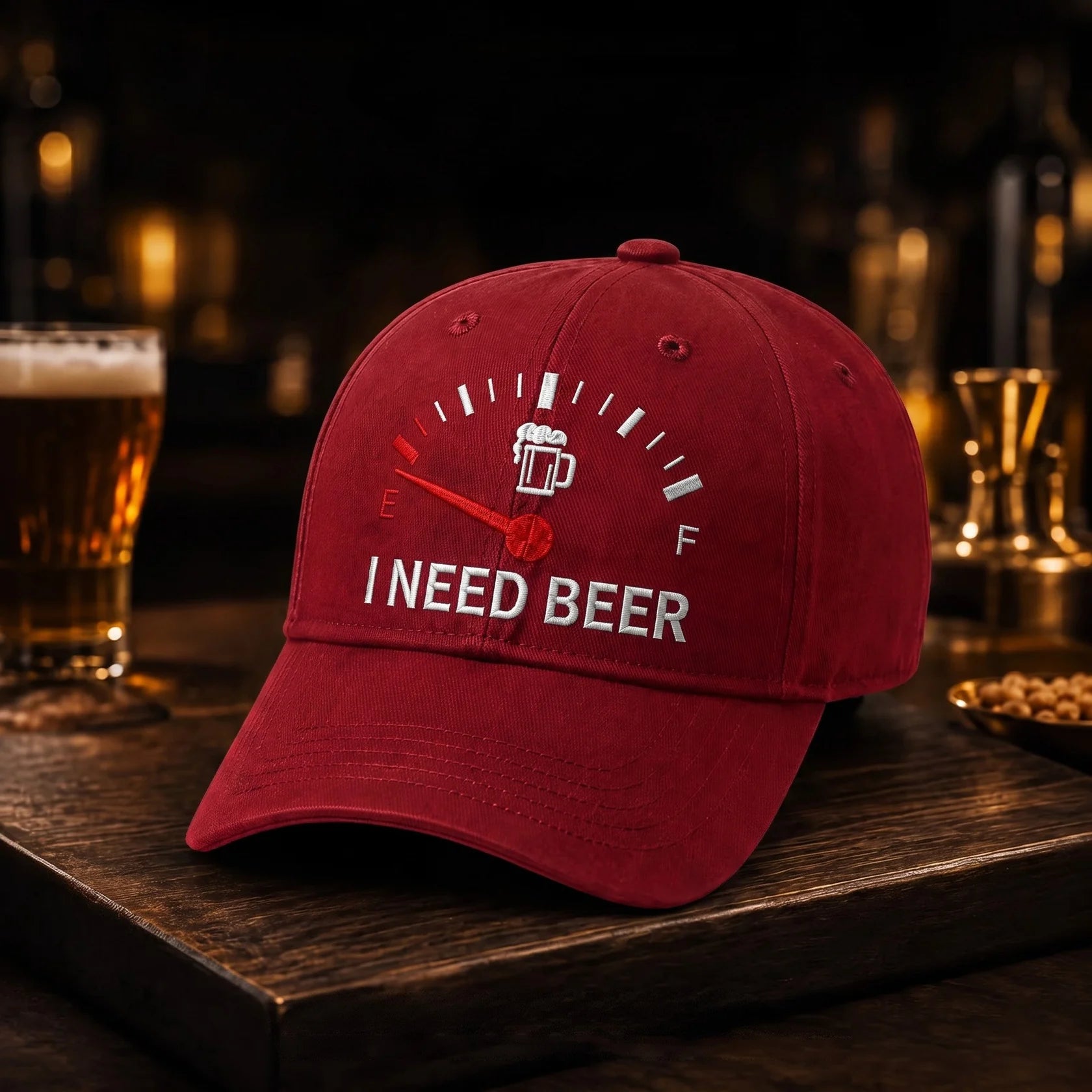 🔥 50% OFF – LAST CHANCE! 🍺 “I NEED BEER” Embroidered Baseball Cap 🧢